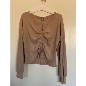 Fashion Nova- “where she goes” ribbed top.